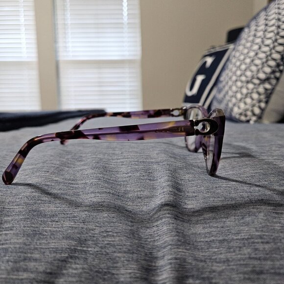 Coach 6153 Purple Tortoise Eyeglass Frames - Picture 9 of 14